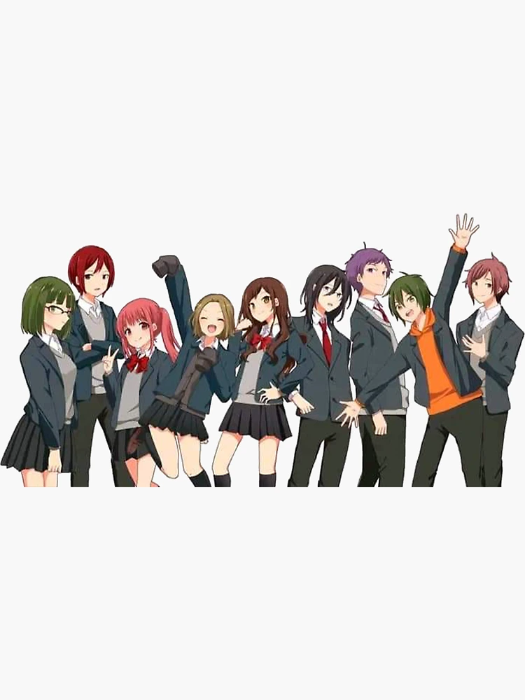 Hori Kyouko & Miyamura Izumi - HORIMIYA ANIME Sticker for Sale by  WAIFUCORNER