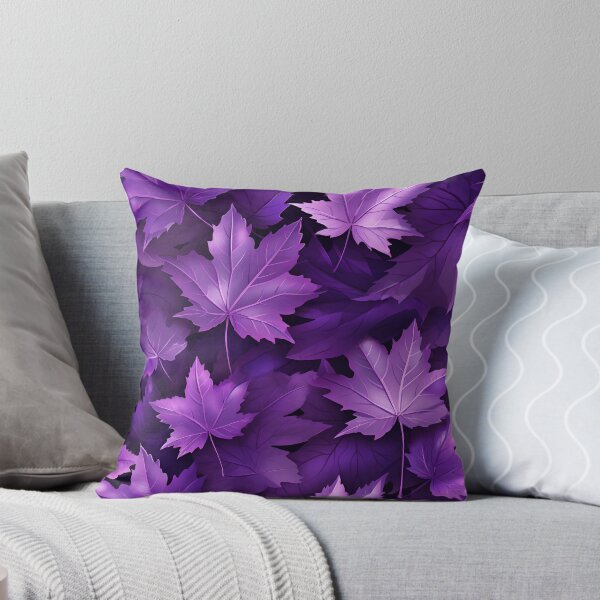 Item preview, Maple leaf purple theme designed and sold by Trendy-Artistry.