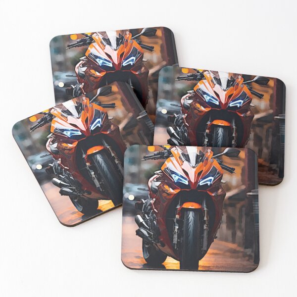 Item preview, Mortorcylce Bigbike stunning orange color shiny empsizing. designed and sold by Best-Art-32.