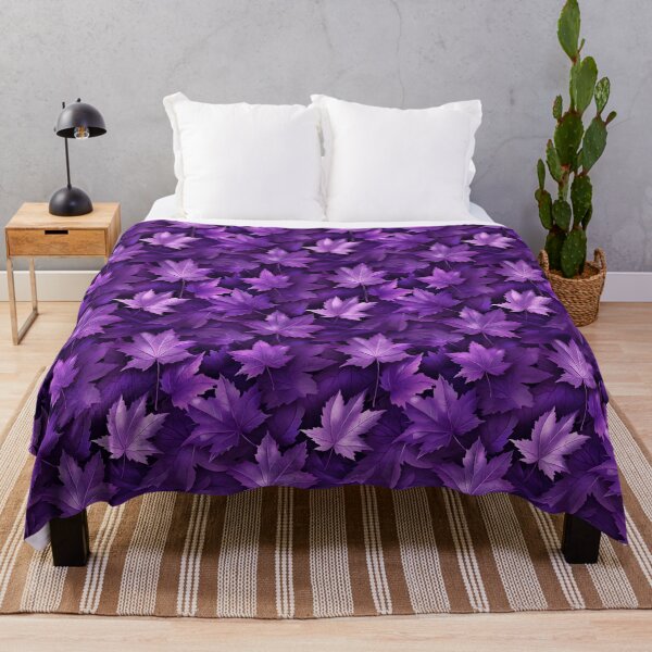 Item preview, Maple leaf purple theme designed and sold by Trendy-Artistry.