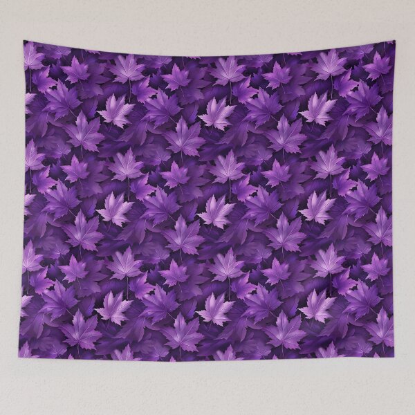 Item preview, Maple leaf purple theme designed and sold by Trendy-Artistry.