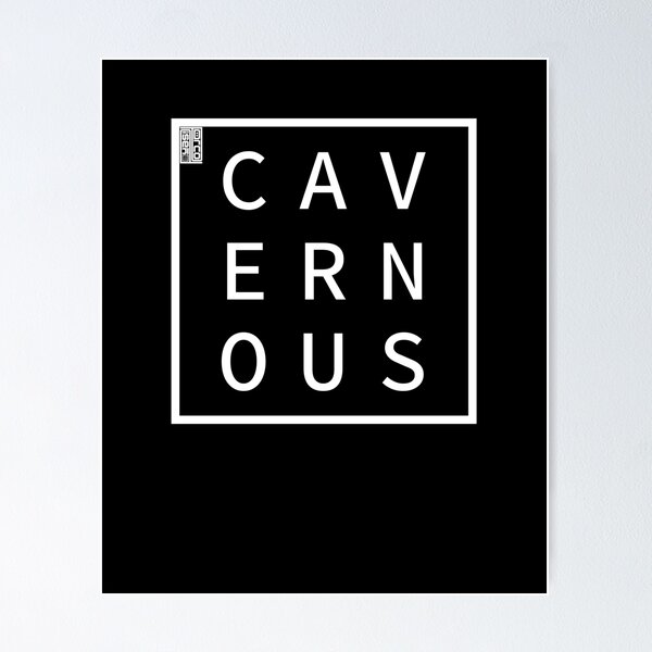 Item preview, CAVERNOUS Define Me Word Simple Classic Square Box designed and sold by ChinkyCat Official.