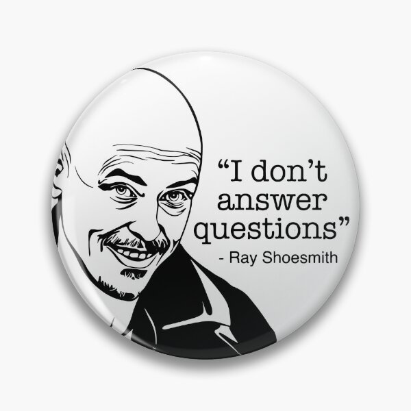 Item preview, I don't answer questions - Ray Shoesmith, Mr Inbetween designed and sold by Marilyn Franklin.