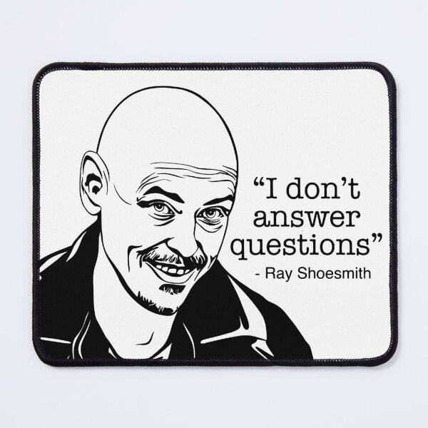 Item preview, I don't answer questions - Ray Shoesmith, Mr Inbetween designed and sold by Marilyn Franklin.