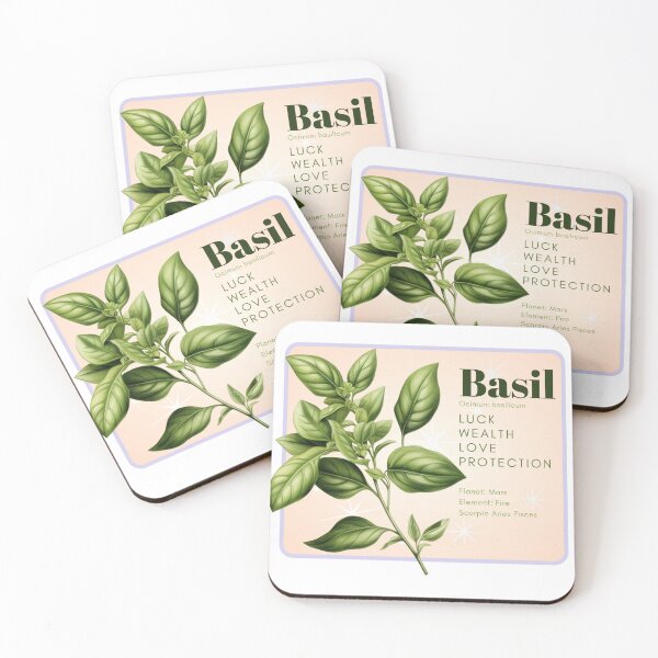 Item preview, Witches' Herbs Basil Luck Wealth and Love designed and sold by treasuresnoire.