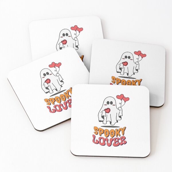 Item preview, Spooky vintage halloween lover ghost with hearts designed and sold by Alammo.