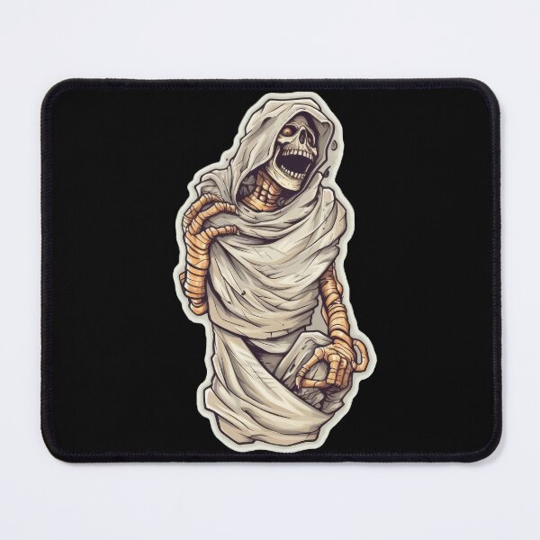 Item preview, A scary Halloween mummy with a skull head designed and sold by Good Candy.