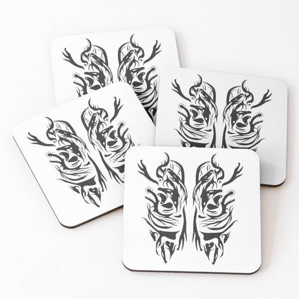 Item preview, dark patterns faces designed and sold by Willthunder3.