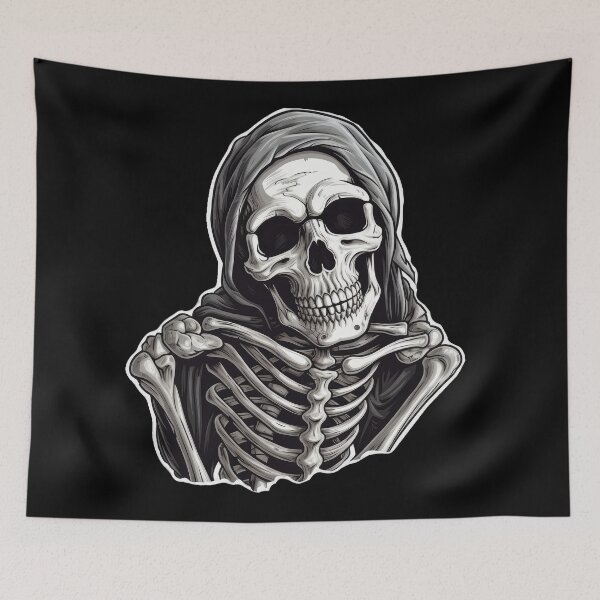 Item preview, A scary Halloween skeleton designed and sold by Good Candy.