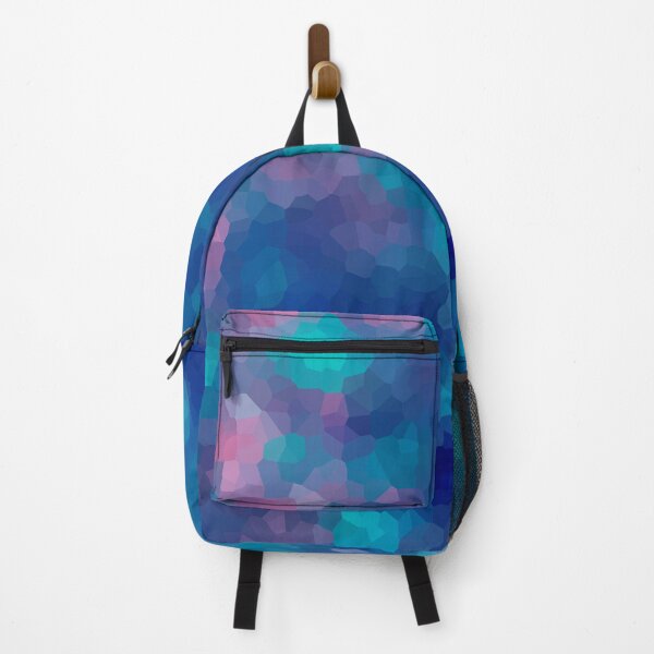 Item preview, Blue-pink abstract polygonal background designed and sold by fuzzyfox.