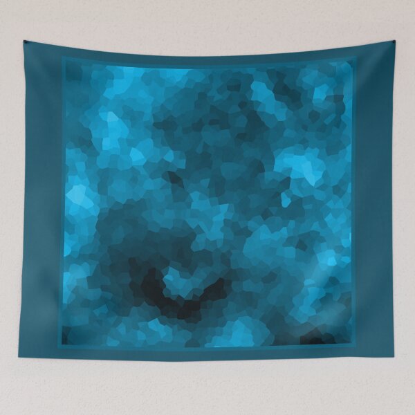 Item preview, Blue abstract polygonal background designed and sold by fuzzyfox.