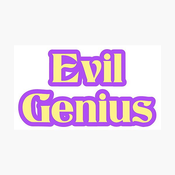 Item preview, Evil Genius designed and sold by JoseyMiles.