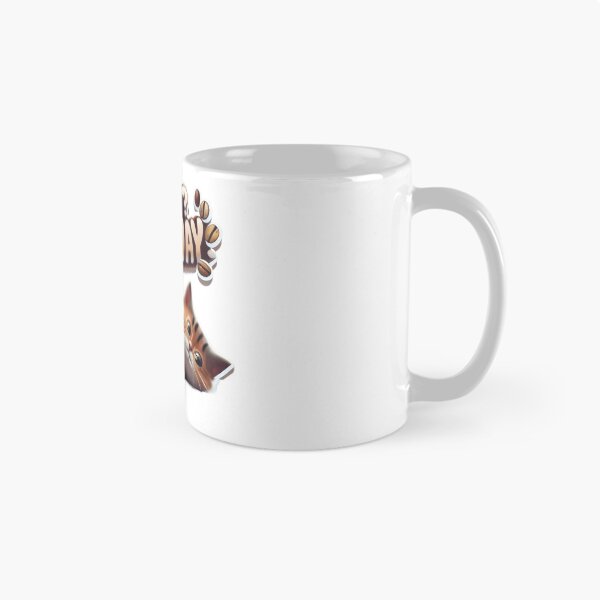 Item preview, Funny Cat's Decaf Dilemma! designed and sold by DiverseDoodles.