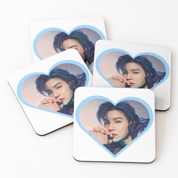 Item preview, Kpop Yoongi Suga Heart designed and sold by StarBunnyDesign.