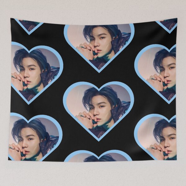 Item preview, Kpop Yoongi Suga Heart designed and sold by StarBunnyDesign.