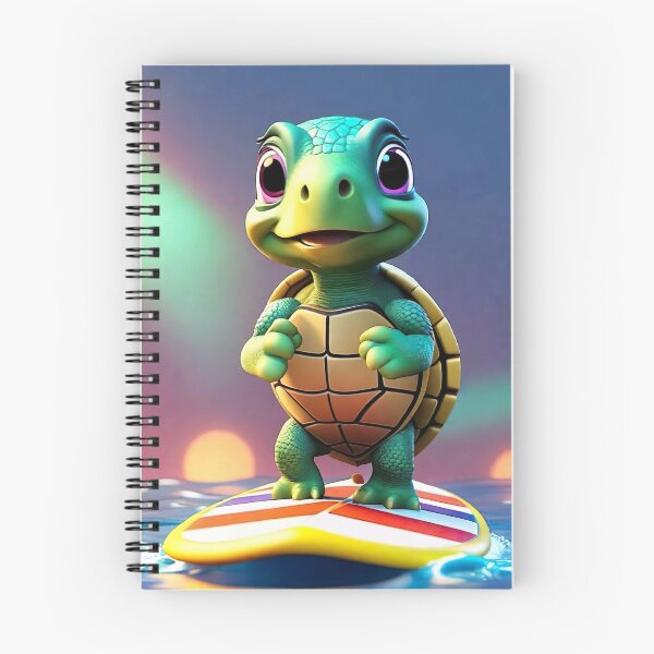 Item preview, Turtle on a surf board designed and sold by AiArtworkz.