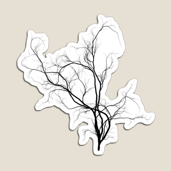 Item preview, Algorithmic fractal tree root designed and sold by mikelovesrobots.