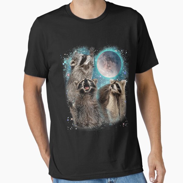 Item preview, Anarchy 3 Racoon Moon Howling Raccoon Head Funny  designed and sold by alexishubright.