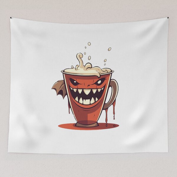 Item preview, Halloween Pumpkin Latte Drink Cup designed and sold by MeveyeZaz.