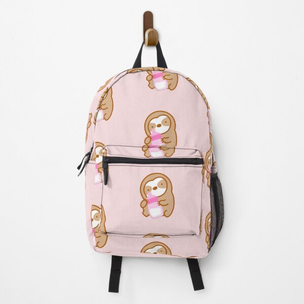 Item preview, Cute Pink Baby Bottle Sloth designed and sold by theslothinme.