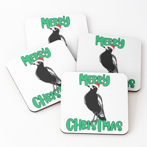 Item preview, Merry Christmas magpie designed and sold by aussiemaggieluv.