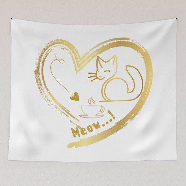 Item preview, Coffee Cat 28 designed and sold by ThanaDesign.