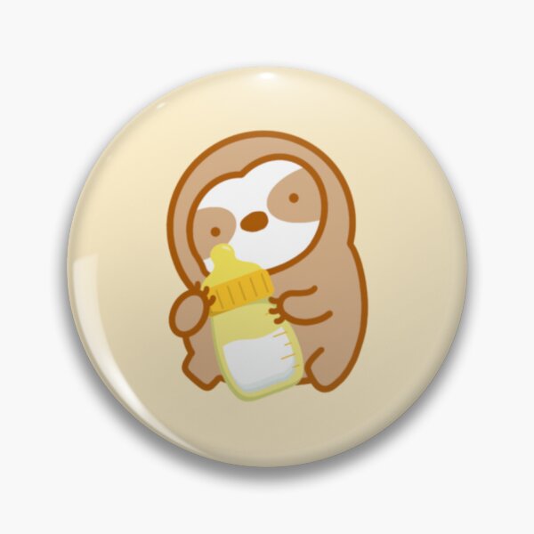 Item preview, Cute Yellow Baby Bottle Sloth designed and sold by theslothinme.