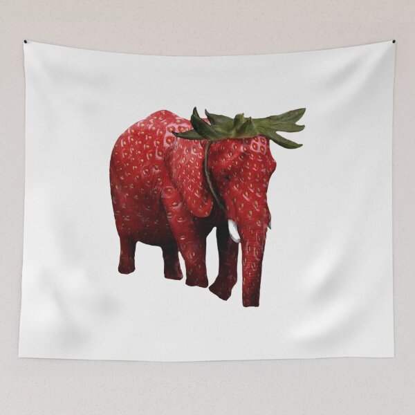 Item preview, HQ Strawberry Elephant Meme Love Lie designed and sold by fomodesigns.