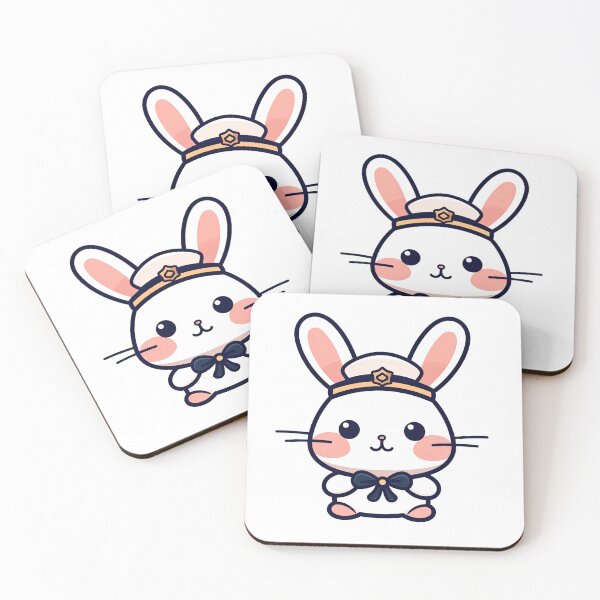 Item preview, Pink Happy Rabbit Sitting Down designed and sold by eyestetix.