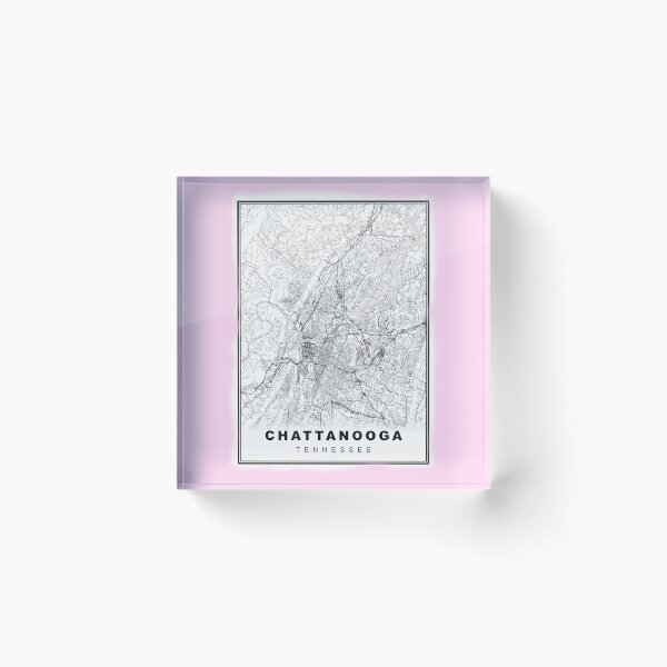 Item preview, Minimalist Chattanooga Map designed and sold by Tamas Das.