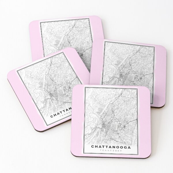 Item preview, Minimalist Chattanooga Map designed and sold by Tamas Das.