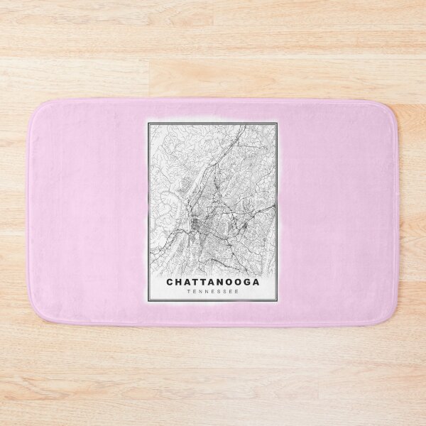 Item preview, Minimalist Chattanooga Map designed and sold by Tamas Das.