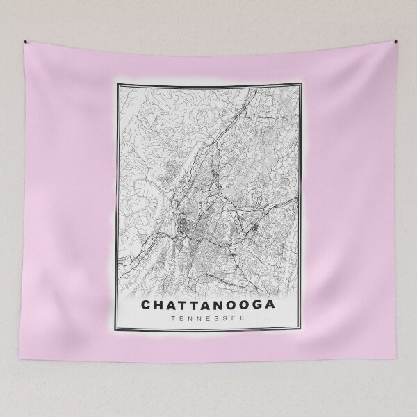 Item preview, Minimalist Chattanooga Map designed and sold by Tamas Das.