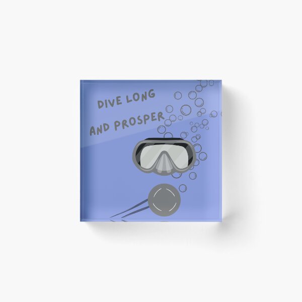 Item preview, Dive Long and Prosper scuba diver  designed and sold by Mandyg28.