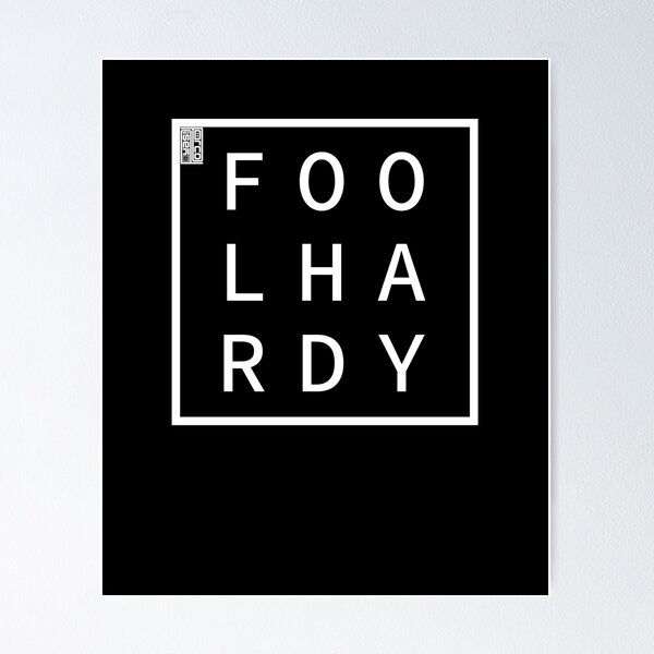 Item preview, FOOLHARDY Define Me Word Simple Classic Square Box designed and sold by ChinkyCat Official.