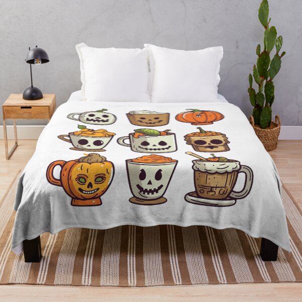 Item preview, Halloween Pumpkin Latte Drink Cup designed and sold by MeveyeZaz.
