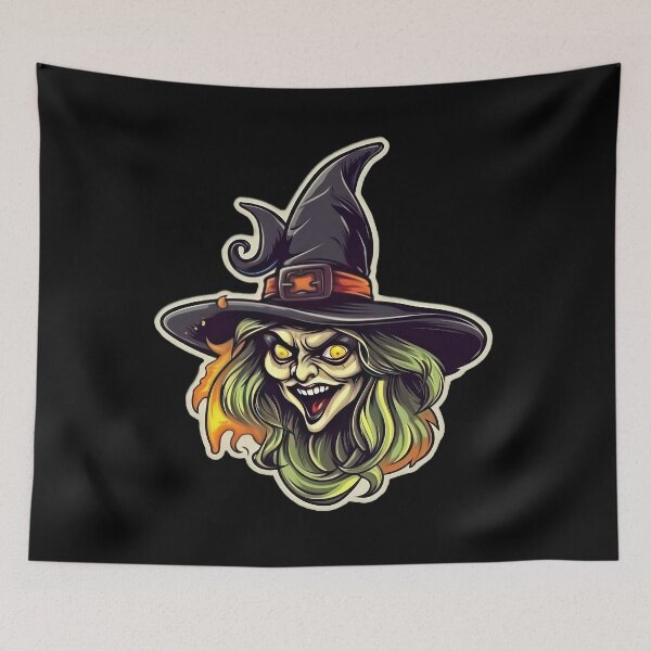 Item preview, A scary Halloween Witch designed and sold by Good Candy.