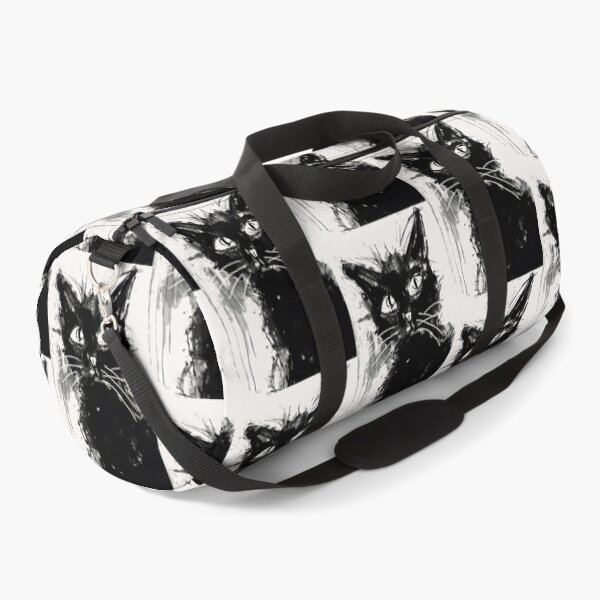 Item preview, Eccentric Cat: Unique Black and White Graphic designed and sold by Piotrek0001.