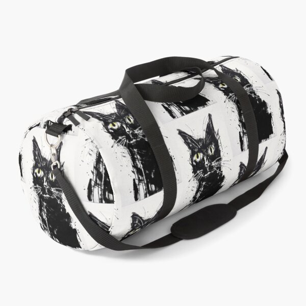 Item preview, Eccentric Cat: Unique Black and White Graphic designed and sold by Piotrek0001.