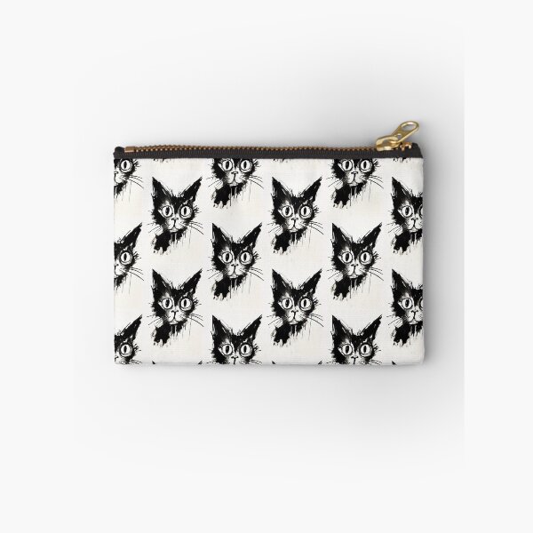 Item preview, Eccentric Cat: Unique Black and White Graphic designed and sold by Piotrek0001.