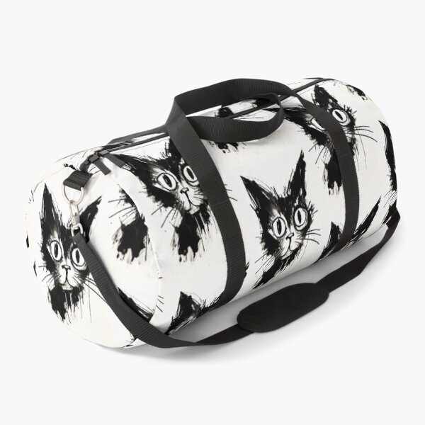Item preview, Eccentric Cat: Unique Black and White Graphic designed and sold by Piotrek0001.