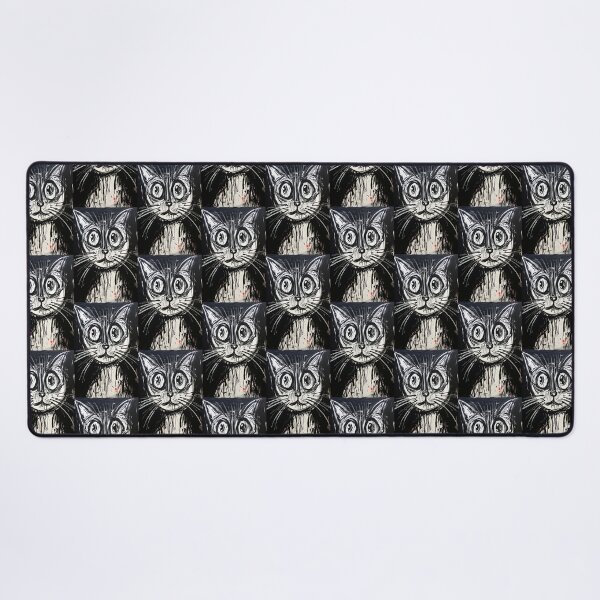 Item preview, Eccentric Cat: Unique Black and White Graphic designed and sold by Piotrek0001.