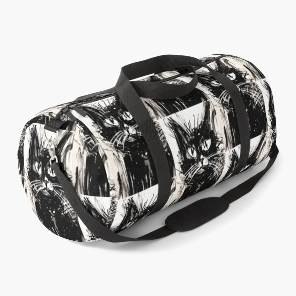 Item preview, Eccentric Cat: Unique Black and White Graphic designed and sold by Piotrek0001.
