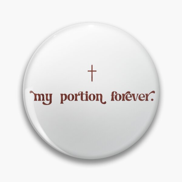 Item preview, Bible verse: My portion forever designed and sold by Maddie Henderson.
