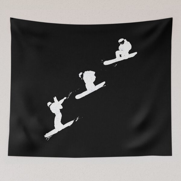 Item preview, Freestyle snowboarder in snow terrain park big air snowboard tricks  designed and sold by Artstastic.
