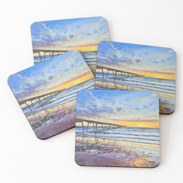 Item preview, Largs Bay at sunset designed and sold by ChristineDavisArt.