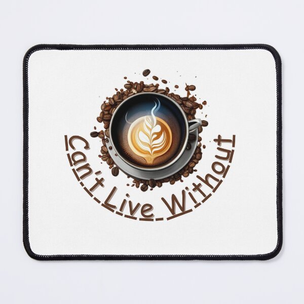 Item preview, Coffee Sticker, can't live without designed and sold by Printifacts.