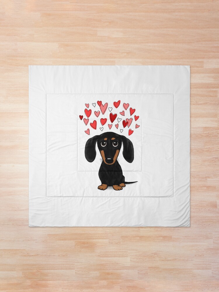 weiner dog comforter