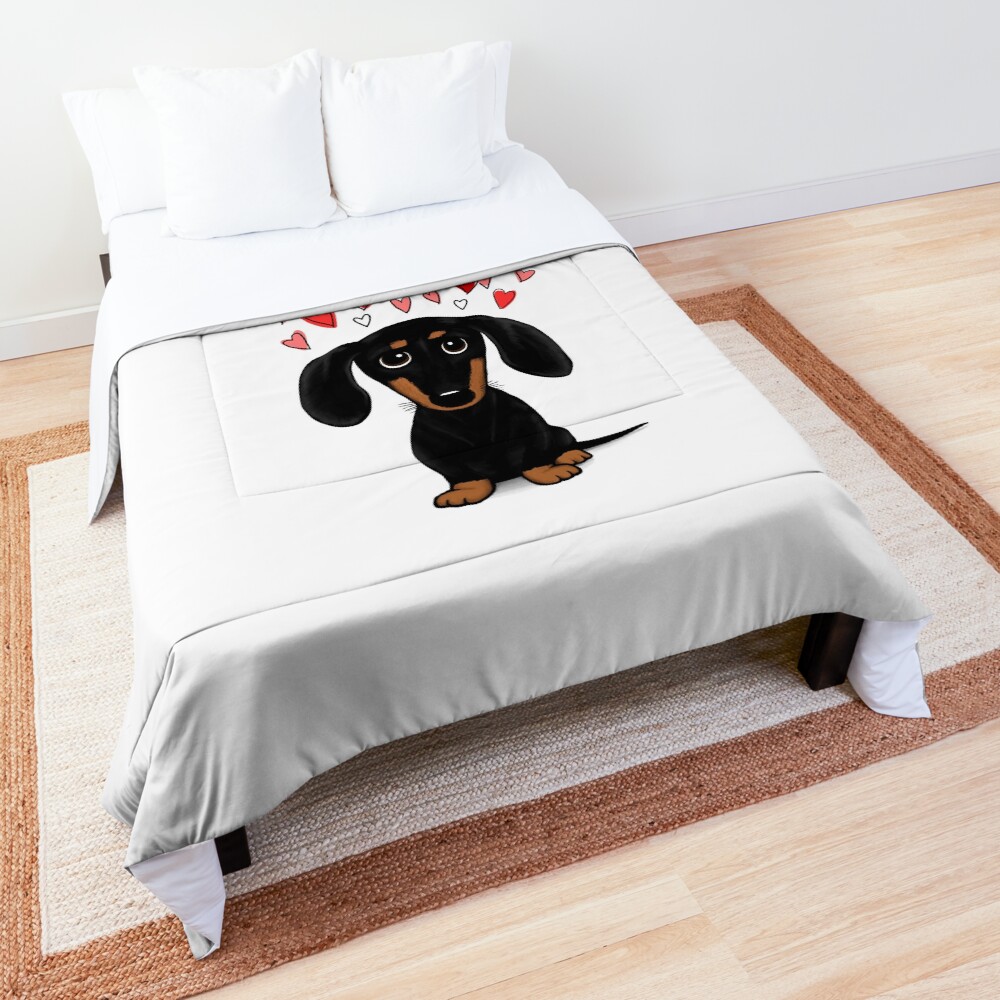 weiner dog comforter