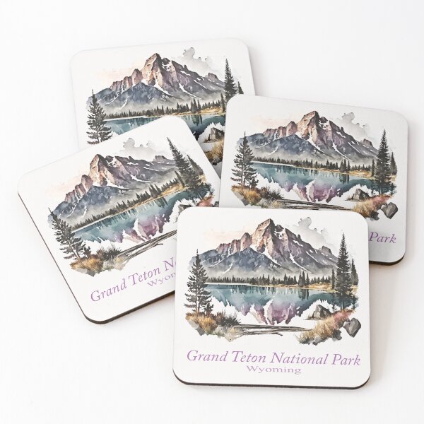 Item preview, Grand Teton National Park Wyoming - Travel Destination designed and sold by Lisa Weber.